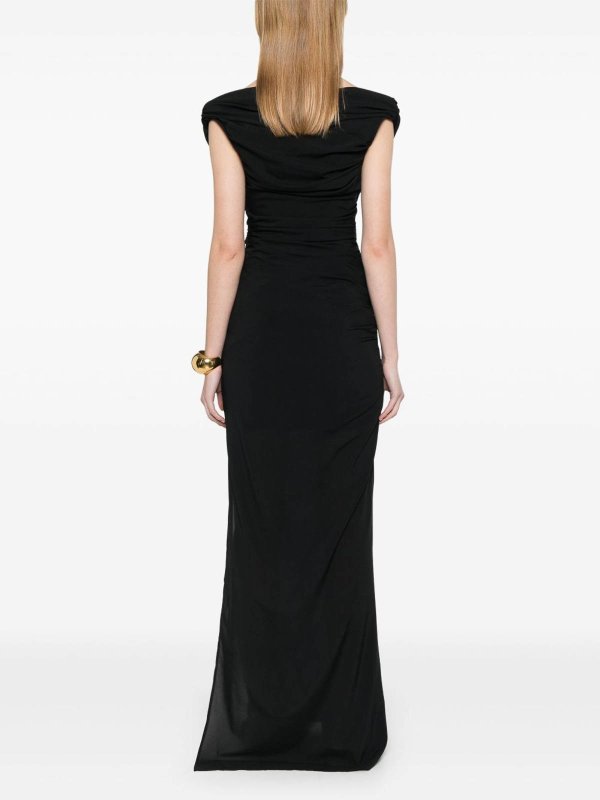 ワンピース JACQUEMUS Woman Dress Black 251DR1301555 990 Jacquemus Dress in Dark Obsidian/Black – SVRN
