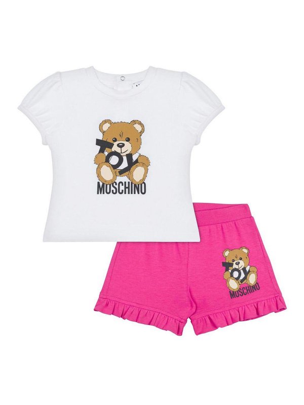 MOSCHINO: pantaloni shorts - Set di due pezzi
