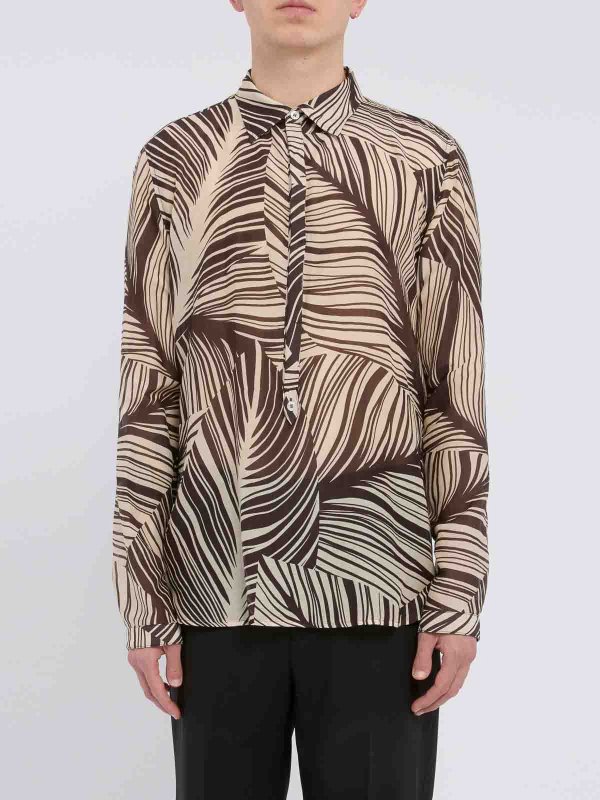 The Best Shops PELINGA: shirts - Sheer Printed Shirt
