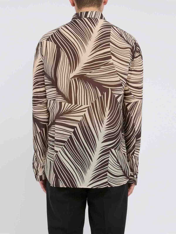 Sheer Printed Shirt shop online: PELINGA