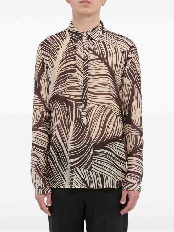 PELINGA buy online Sheer Printed Shirt