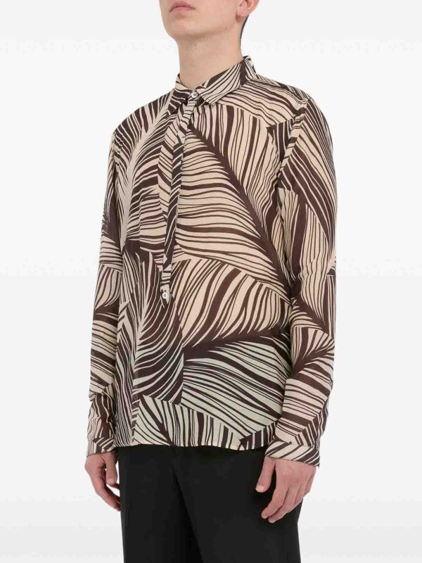 The Best Shops PELINGA: Sheer Printed Shirt
