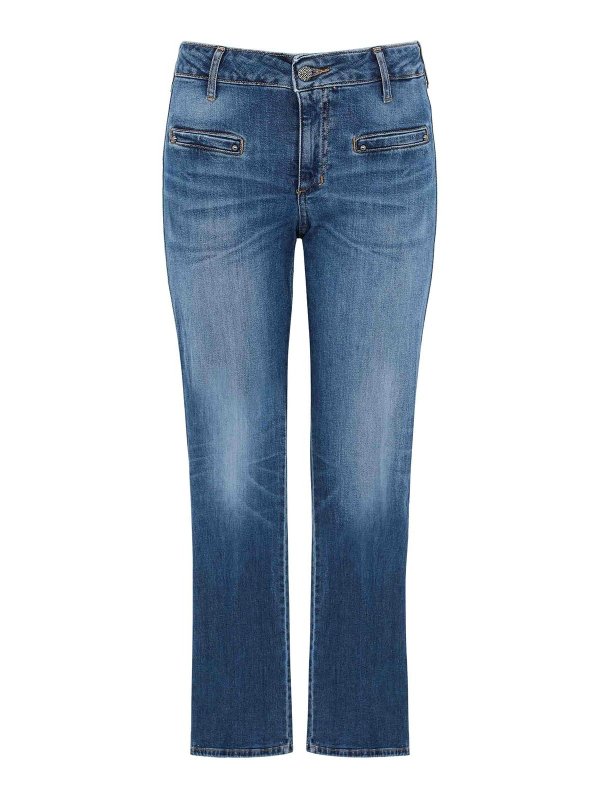 STAFF: bootcut jeans - Chloe Jeans In Denim Blue