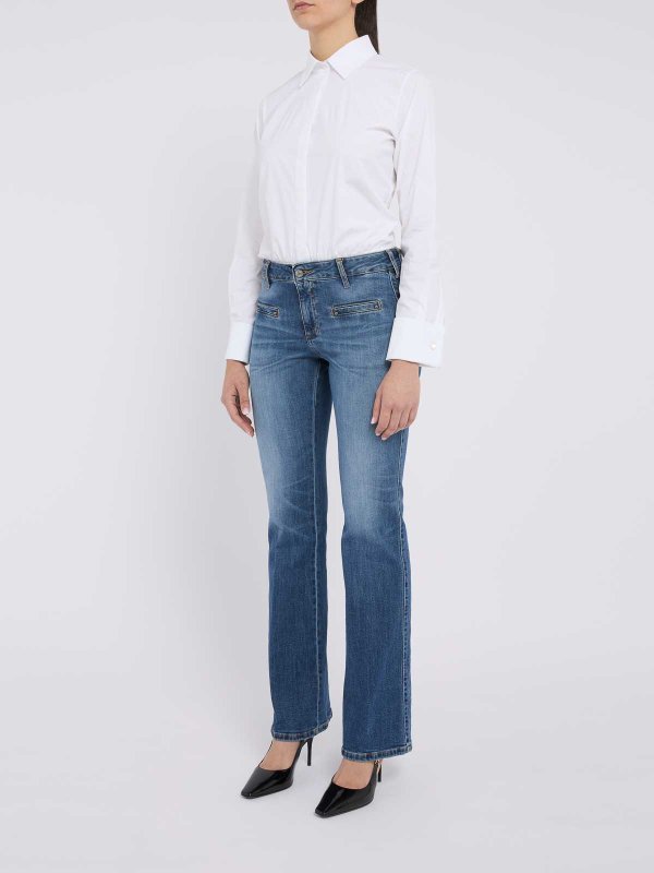 STAFF: bootcut jeans online - Chloe Jeans In Denim Blue