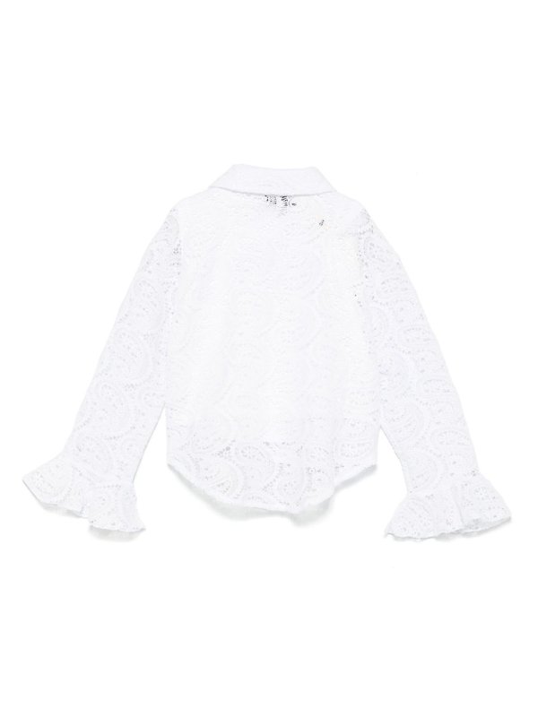 The Best Shops TWINSET: shirts - White Shirt With Long Slevees