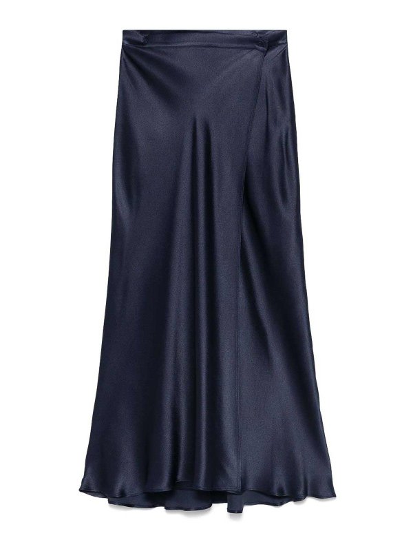 Semicouture: Knielange und Midi Röcke - Midirock - Blau