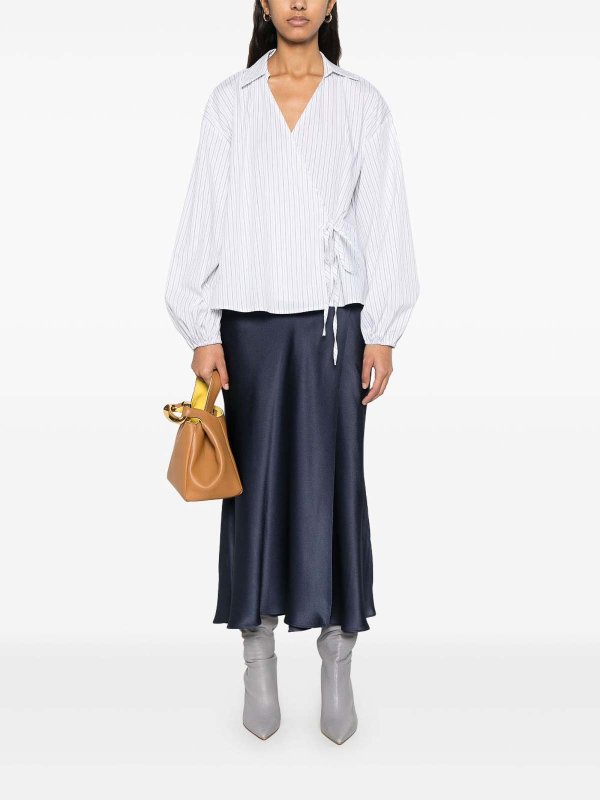 The Best Shops Semicouture: Knielange und Midi Röcke - Midirock - Blau