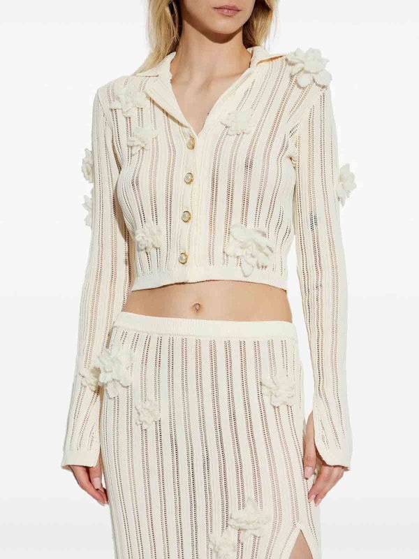 カーディガン - 白 shop online: CASABLANCA