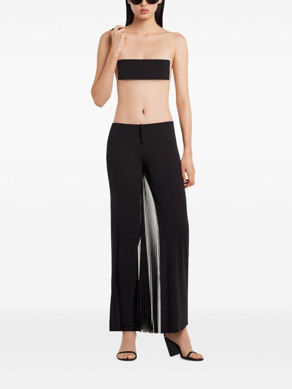 Courreges: casual trousers online - Black  Trousers