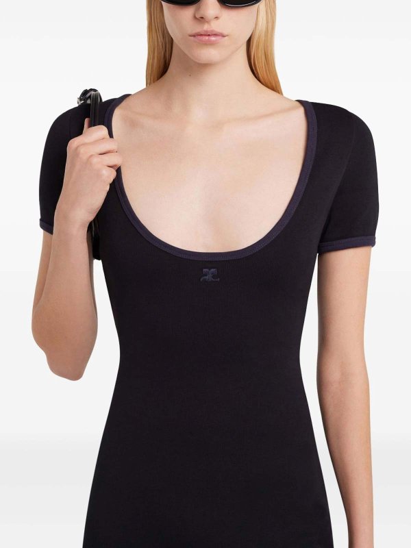 Courreges buy online Vestido Corto - Negro