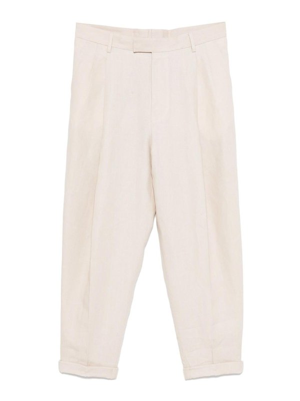 DOLCE & GABBANA: Pantalones casual - Pantalón Casual - Beis
