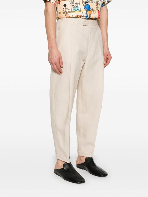DOLCE & GABBANA: Pantalones casual online - Pantalón Casual - Beis