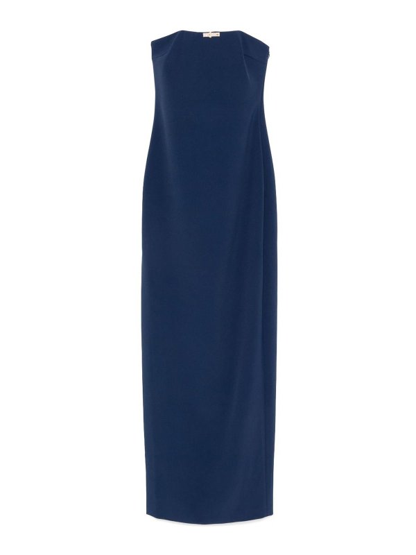 ELISABETTA FRANCHI: Vestidos largos - Vestido Largo - Azul
