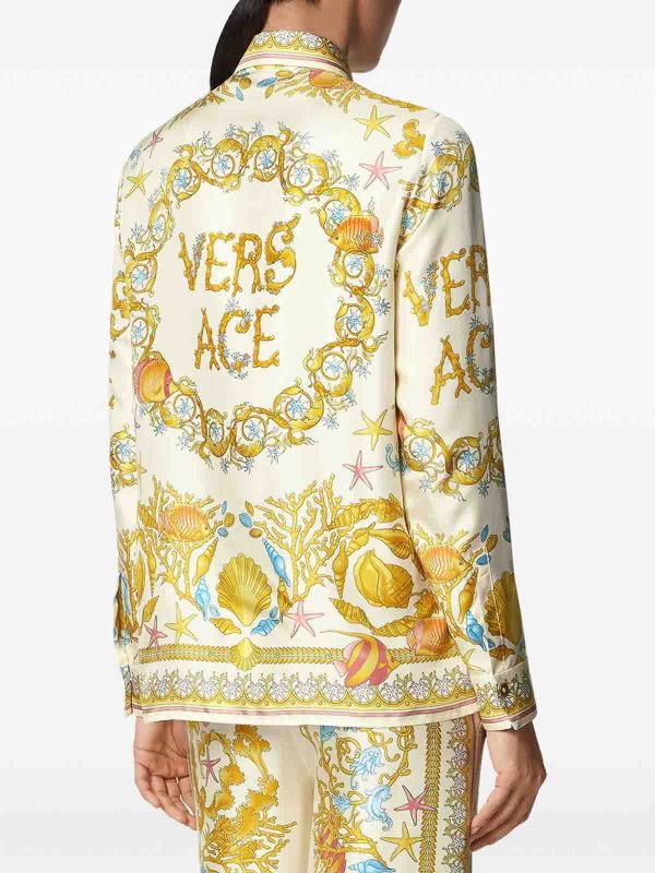Silk Shirt Made shop online: VERSACE