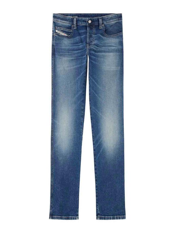 DIESEL: bootcut jeans - Jeans  Blue