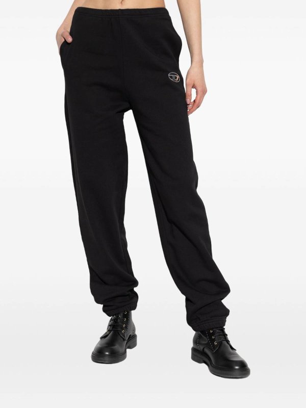 DIESEL buy online Black Cotton Sweatpants With Logo