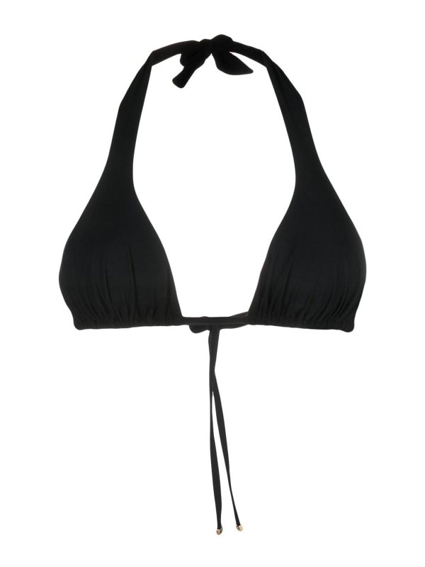 DOLCE & GABBANA: bikinis - Black Triangle Bikini Top