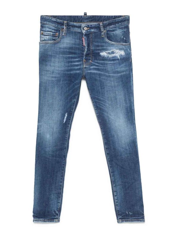 DSQUARED2: Jeans évasés - Jean Bootcut - Bleu