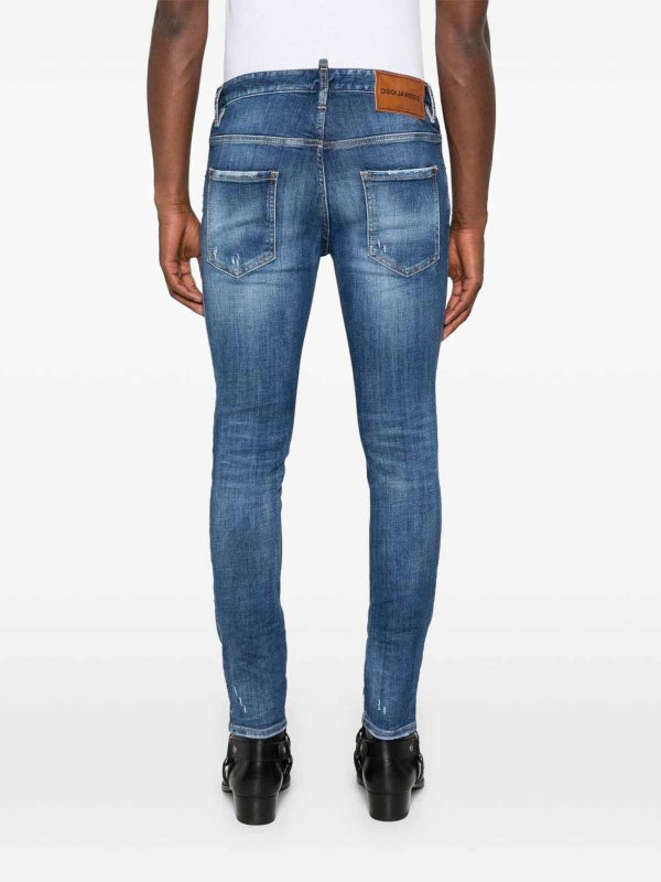 DSQUARED2: Jeans évasés online - Jean Bootcut - Bleu