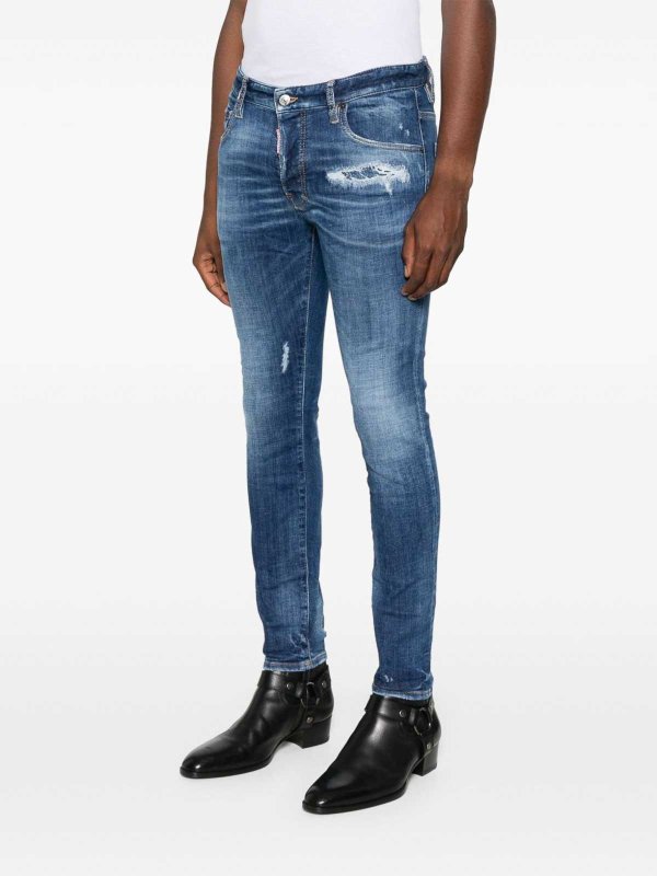 The Best Shops DSQUARED2: Jeans évasés - Jean Bootcut - Bleu