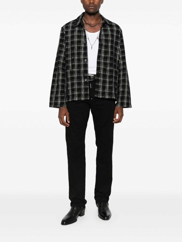 Black Stretch-Cotton Jeans shop online: DSQUARED2