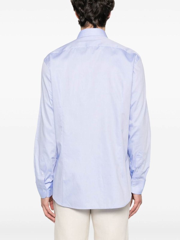 Light Blue Cotton Shirt shop online: ETRO