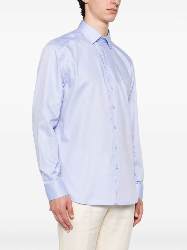 ETRO buy online Light Blue Cotton Shirt