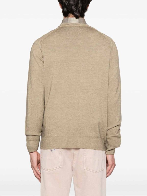 ETRO buy online Pull Col Rond - Marron Clair
