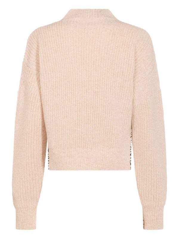 The Best Shops Marni: crew necks - Pink Virgin Wool Sweater
