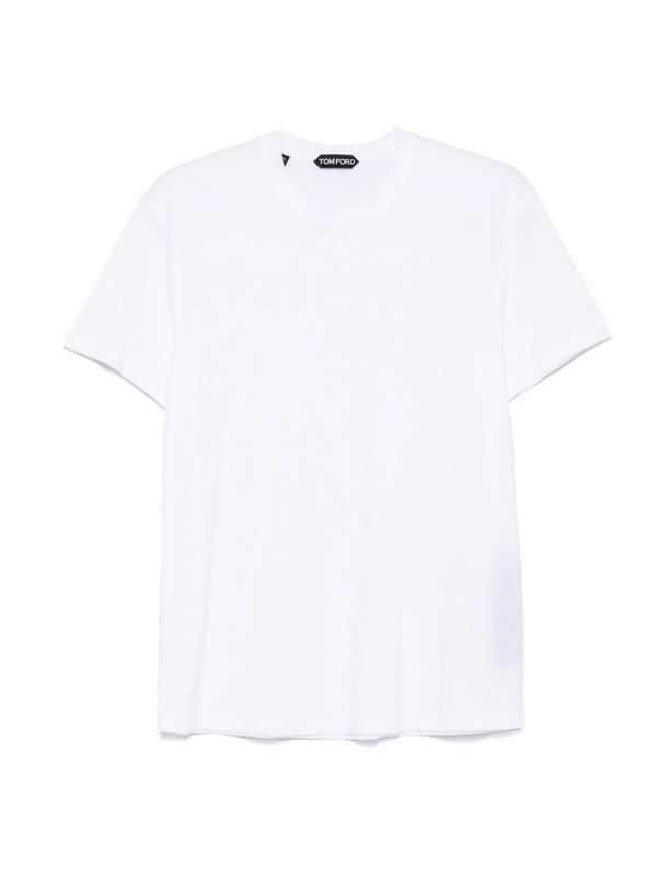 TOM FORD: crew necks - White Crew Neck Short Sleeve T-Shirt