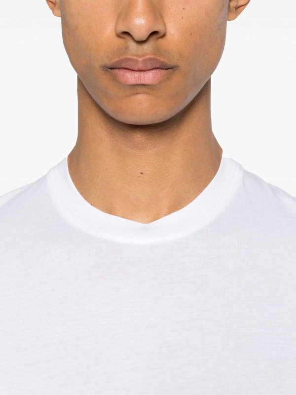 The Best Shops TOM FORD: crew necks - White Crew Neck Short Sleeve T-Shirt