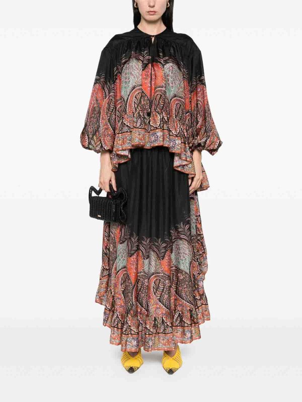 ZIMMERMANN buy online Rhiannon Ruffle Billow Silk Blouse