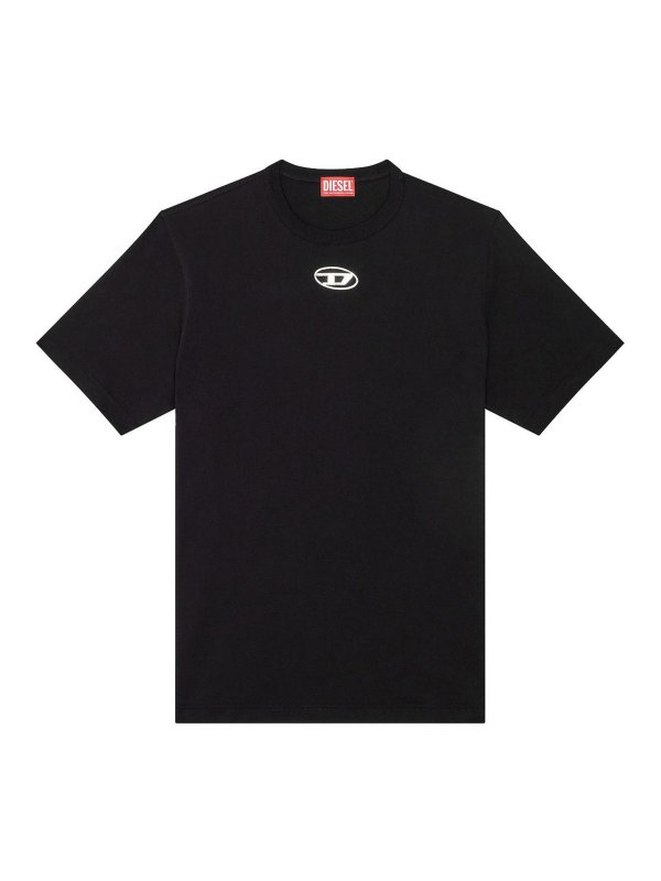 DIESEL: Camisetas - Camiseta - Negro