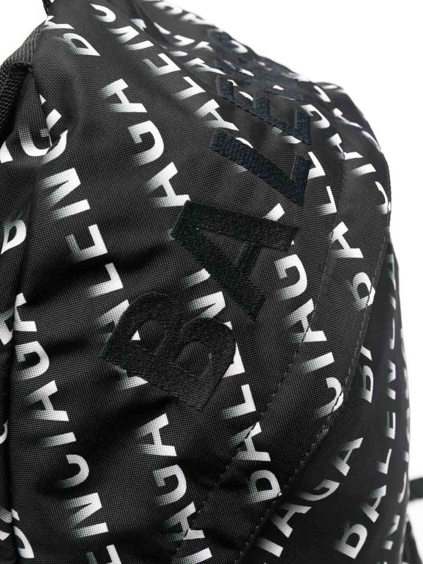 The Best Shops BALENCIAGA: backpacks - Black Backpack With Logo Print