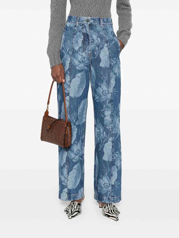 ETRO: shoulder bags online - Brown Calfskin Shoulder Bag