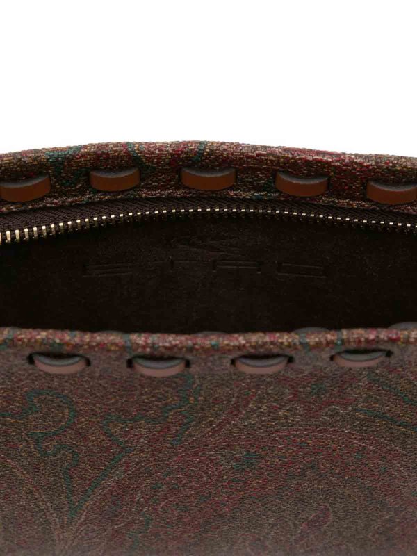 Brown Calfskin Shoulder Bag shop online: ETRO