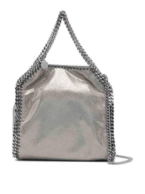 STELLA McCARTNEY: shoulder bags - Grey Magnetic Shoulder Bag