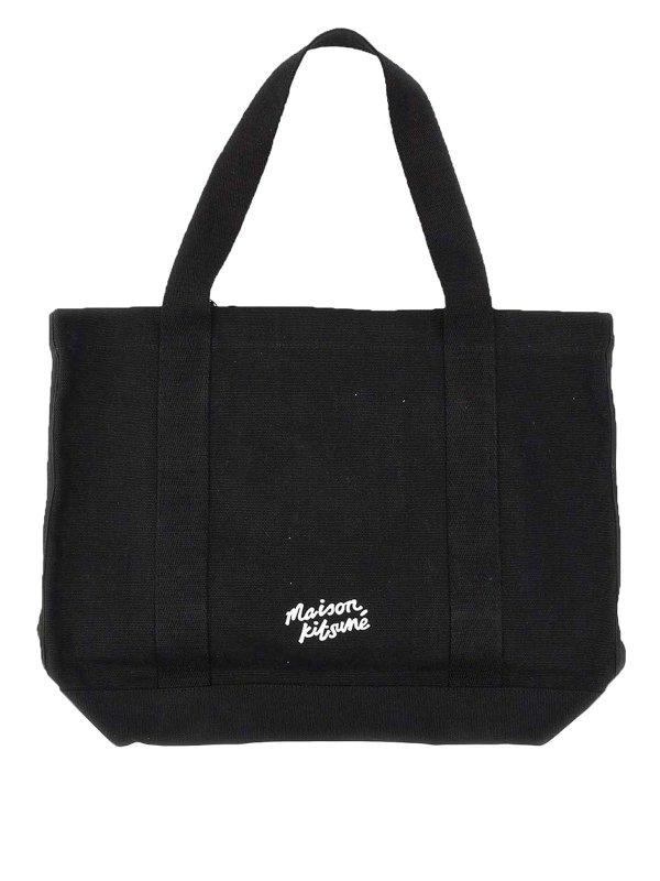 MAISON KITSUNÉ: Handtaschen online - Shopper - Schwarz