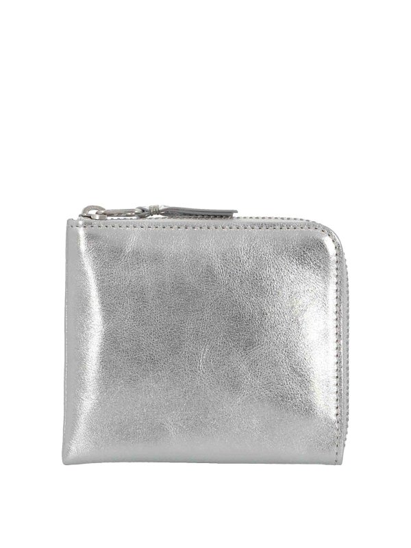 COMME DES GARCONS: Portemonnaies und Geldbörsen - Portemonnaie - Silber
