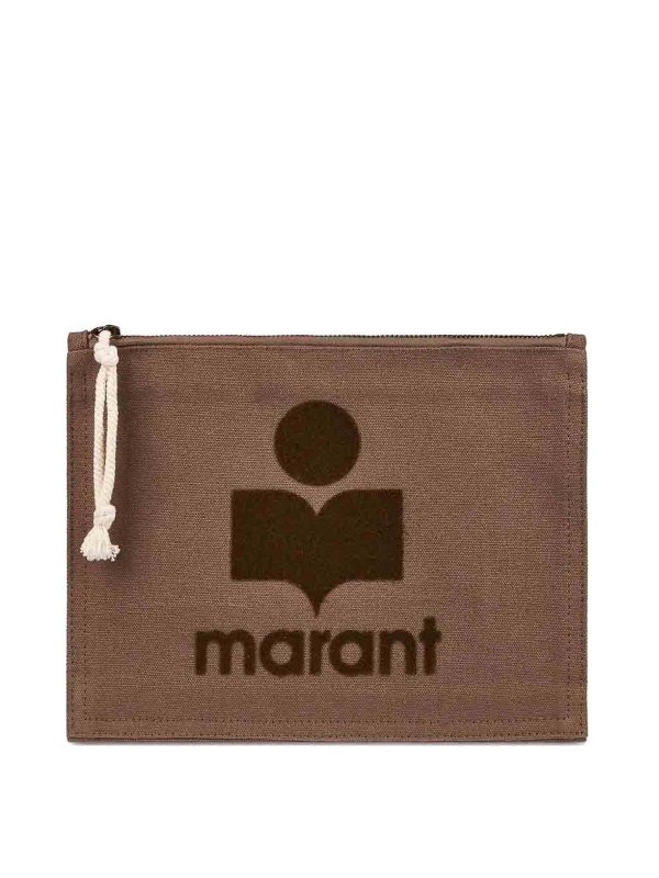 ISABEL MARANT: Clutches - Clutch - Beige