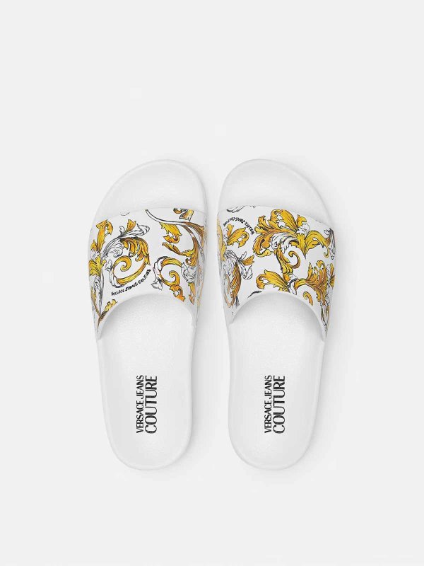 VERSACE JEANS: Sandales online - Sandales - Blanc