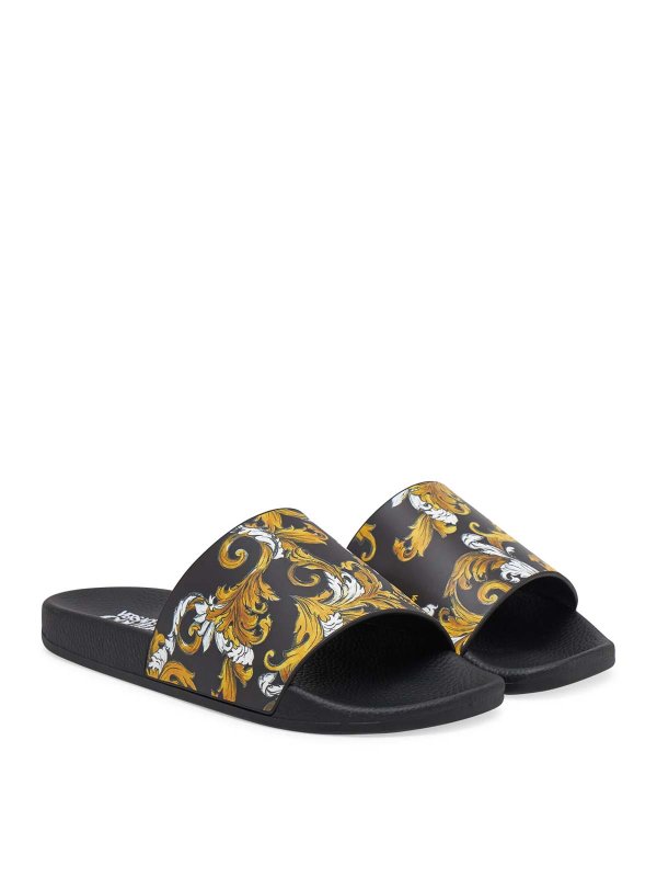 VERSACE JEANS: Sandalias online - Sandalias - Negro