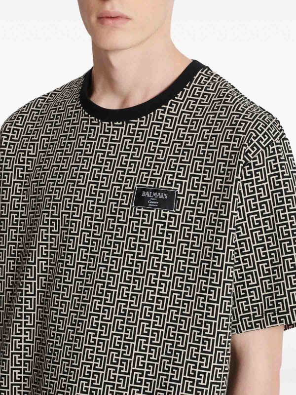 The Best Shops Balmain: Tシャツ - 黒