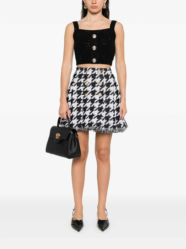 Balmain buy online Top - Schwarz