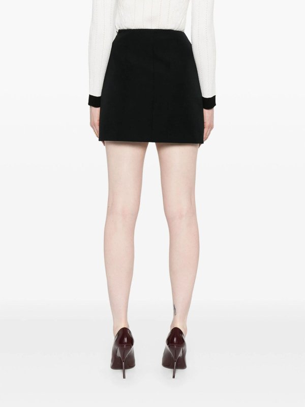 Balmain buy online Falda Semilarga - Negro
