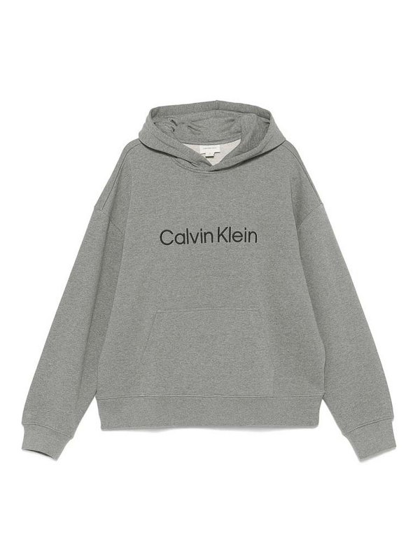 CALVIN KLEIN: Sweatshirts & Pulls - Sweat-Shirts - Gris