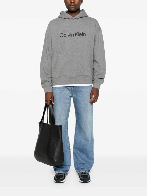 The Best Shops CALVIN KLEIN: Sweatshirts & Pulls - Sweat-Shirts - Gris