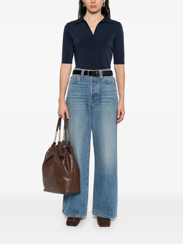 The Best Shops CALVIN KLEIN: Suéteres con cuello pico - Suéter Cuello Redondo - Azul