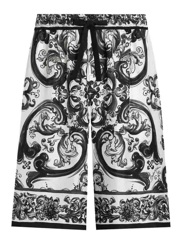 DOLCE & GABBANA: Casual Hosen - Casual Hose - Weiß