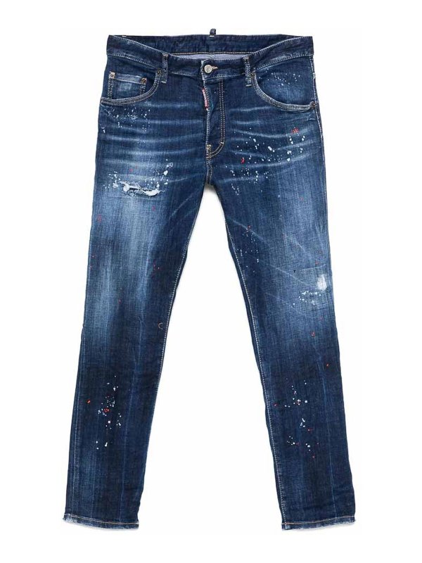DSQUARED2: Bootcut - Bootcut Jeans - Blau